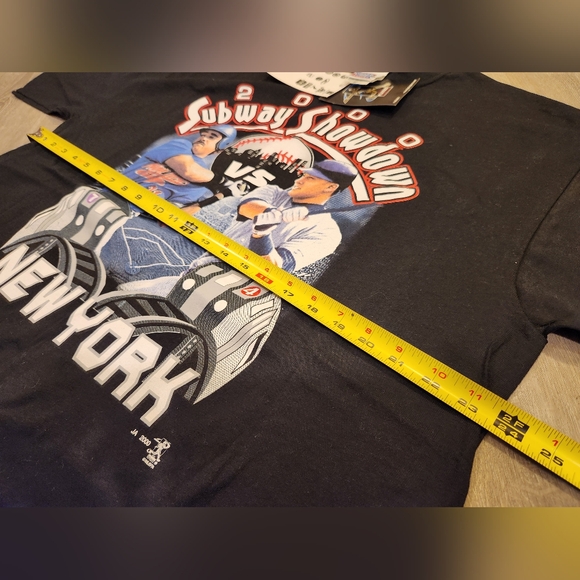 Vintage New York Yankees Subway Series World Series Derek Jeter NY Mets Size XL - Picture 7 of 7